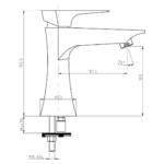 Vattenkran Rosario i krom - Spa Kompaniet ApS
