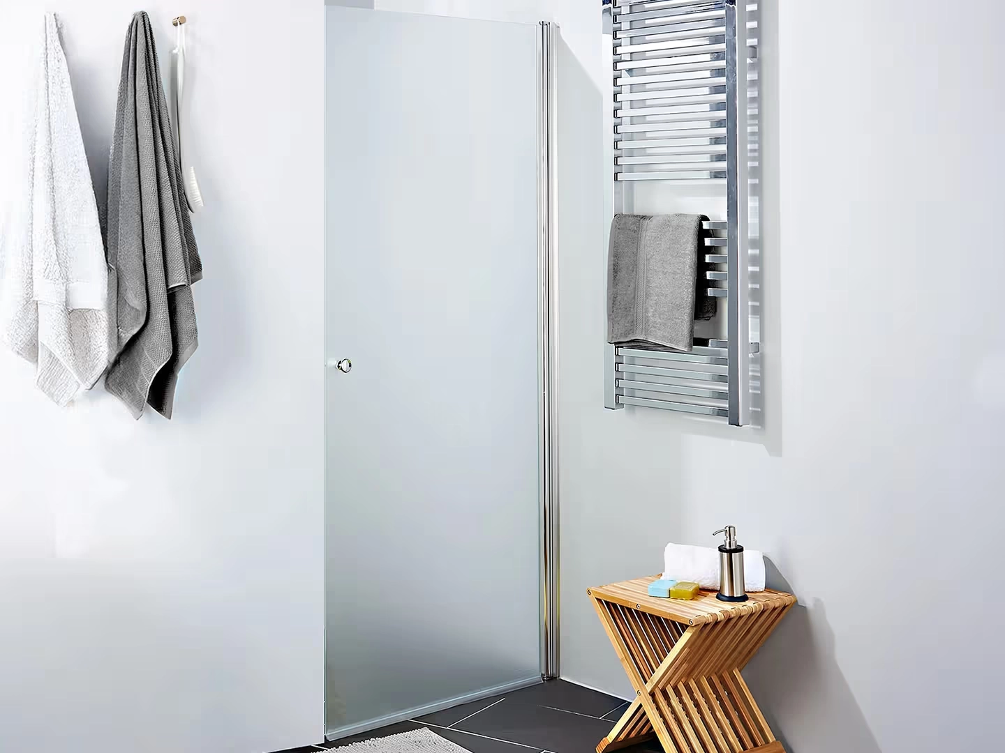 4004-V Classic svingdør 90 x 200 cm, venstrehængslet i badeværelse. | SPA Kompaniet