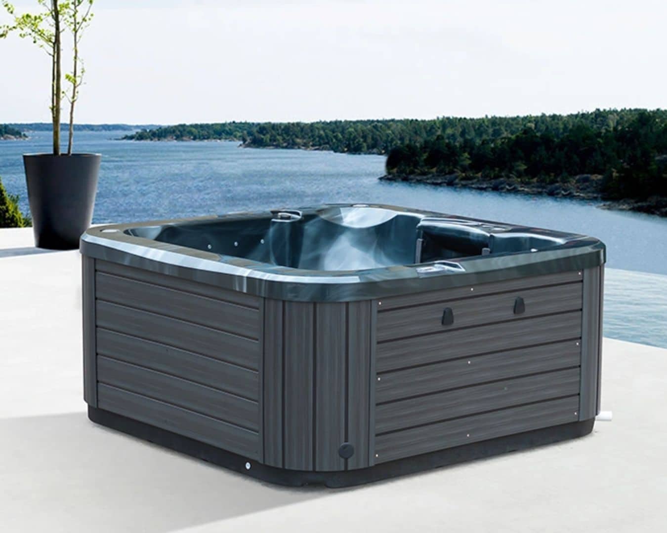 Utomhusspa Monaco black - Bild 3