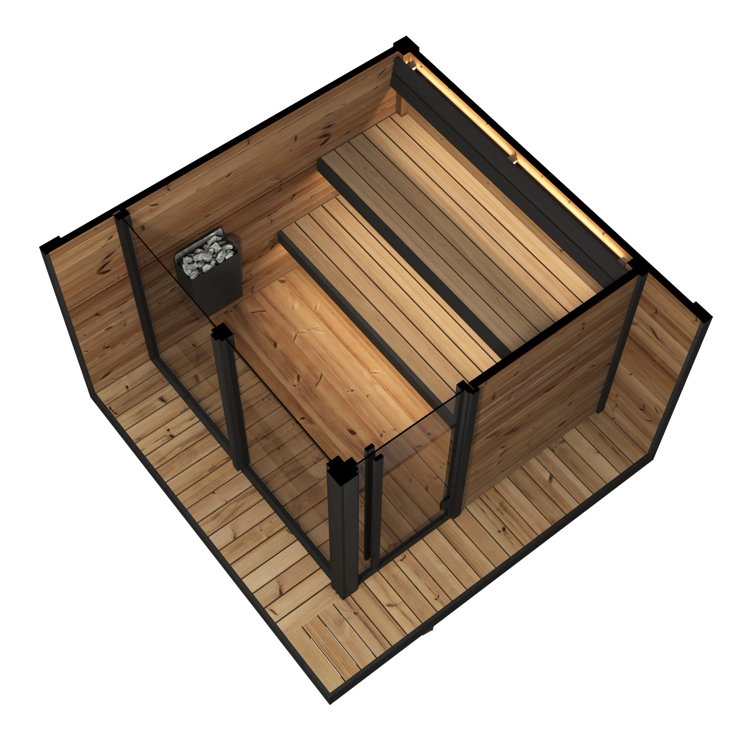 Åland udendørs sauna – stor - Billede 10