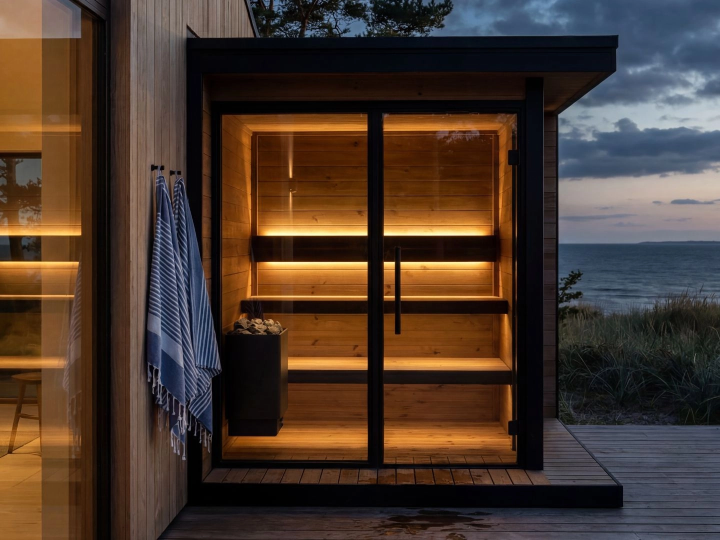 Åland udendørs sauna – stor - Billede 4