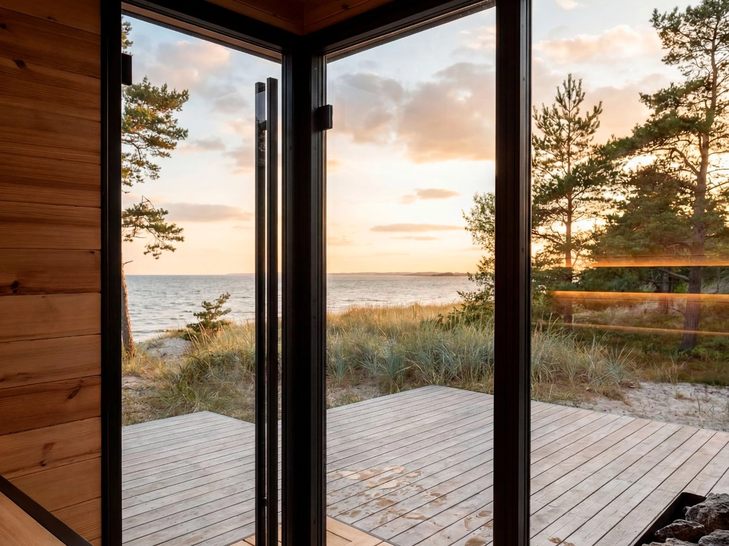 Åland udendørs sauna – stor - Billede 3