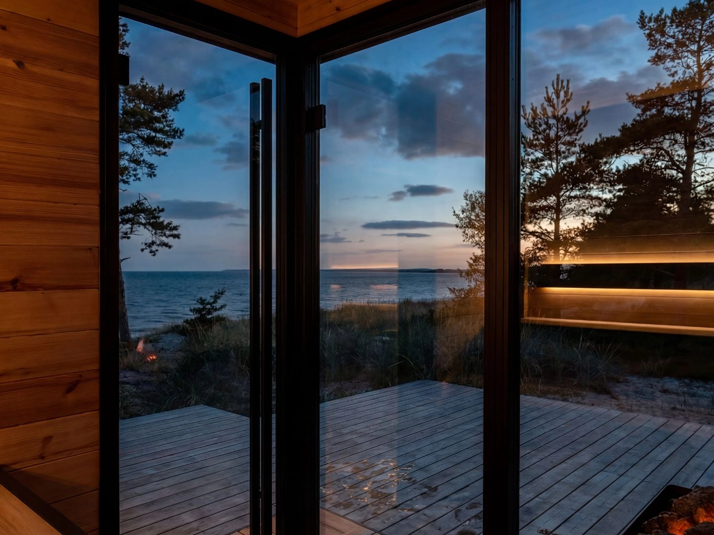 Åland udendørs sauna – stor - Billede 5