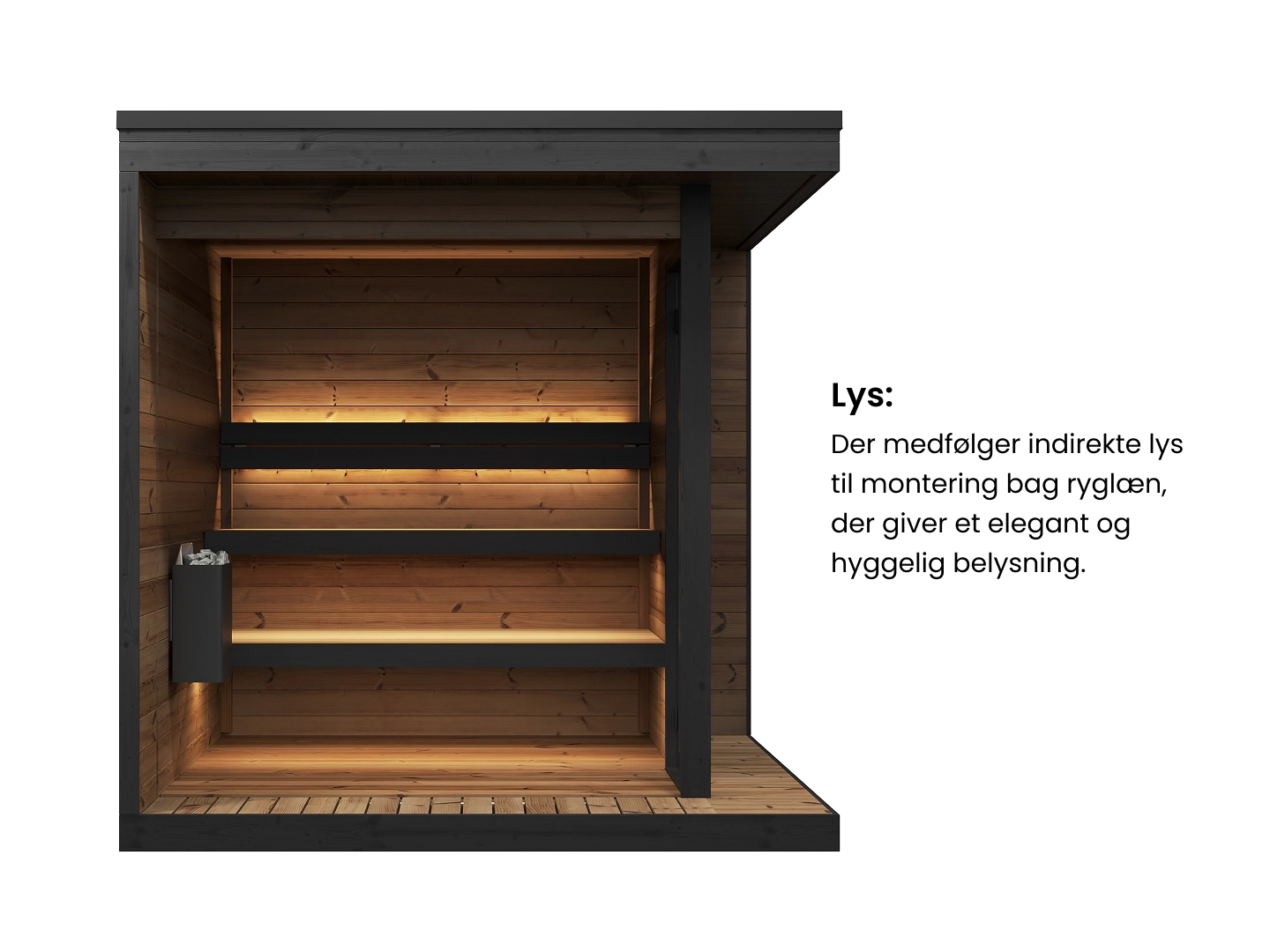 Åland udendørs sauna – stor - Billede 6
